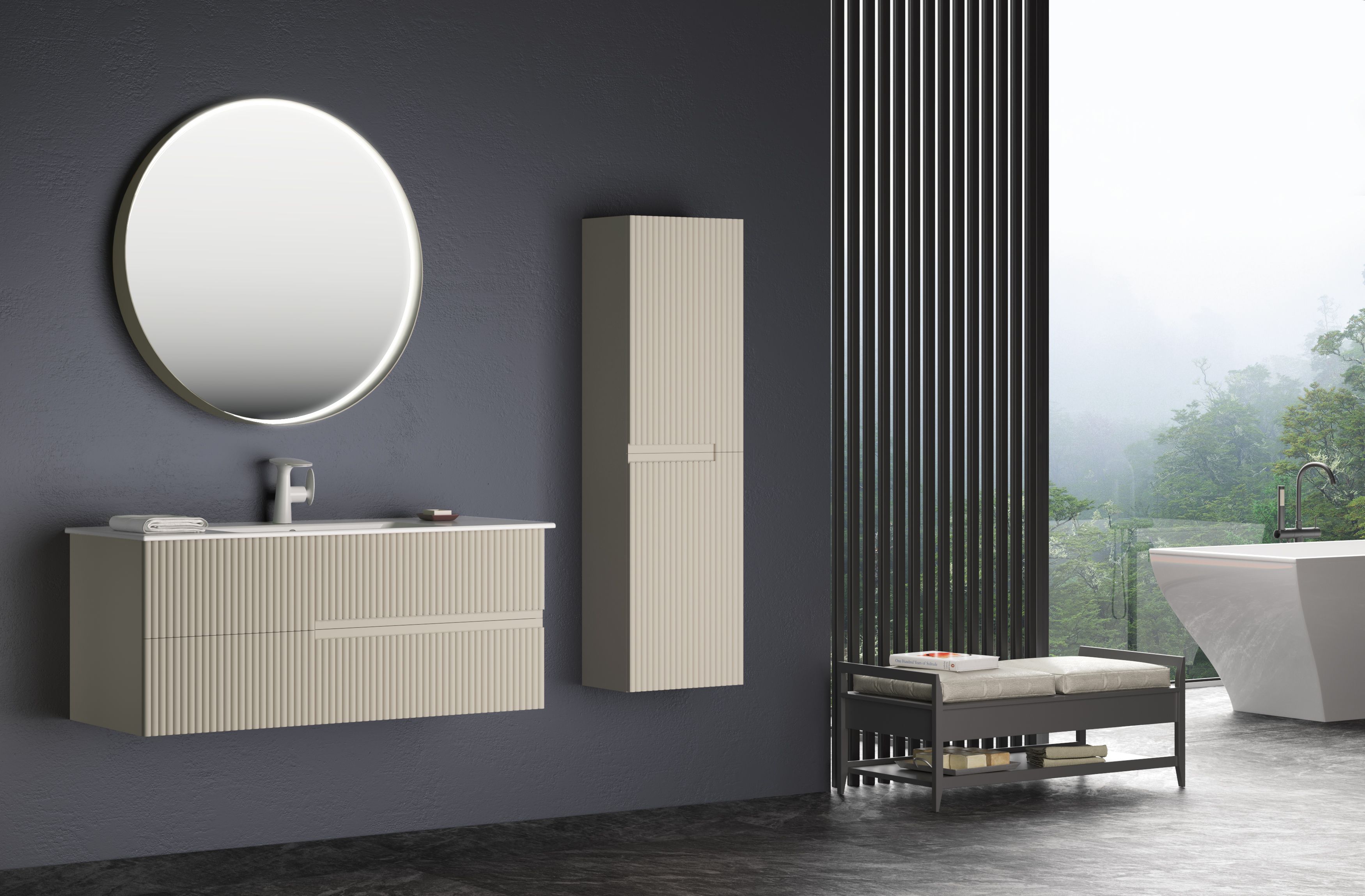 moonlightページ Orka MoonLight 70 cm Asma Banyo Dolabı